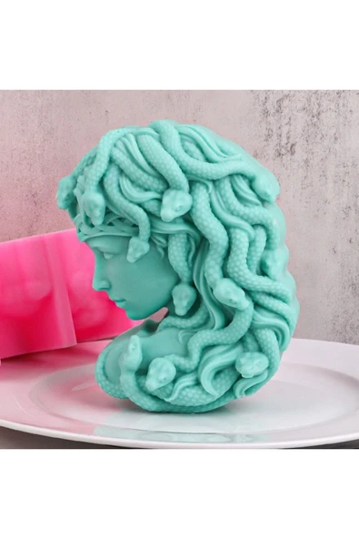 HogART Design Medusa Mum Silikon Kalıp ürün görseli 1