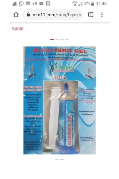 biyokim Biyofibro Gel ürün görseli 1