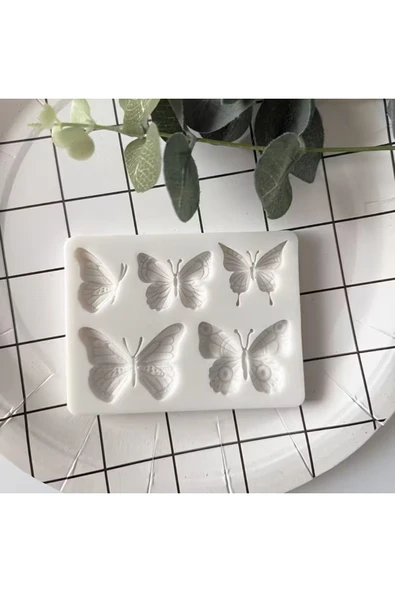 HogART Design Çoklu Kelebek Mum Sabun & Kokulutaş Silikon Kalıp ürün görseli 1