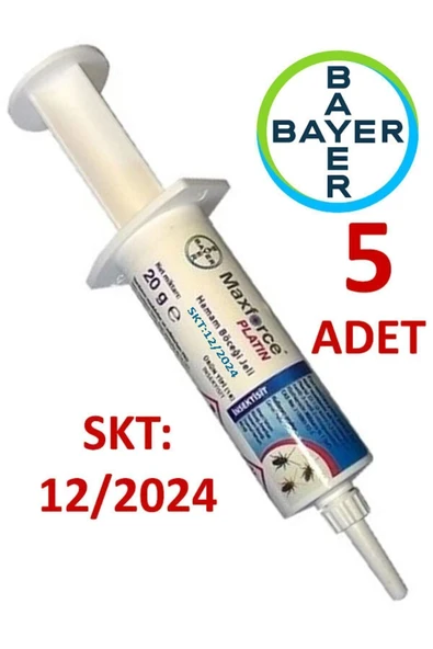 maxforce 5 Adet Maxforce Platin Hamam Böceği Jeli Kokusuz Böcek Ilacı Jel ürün görseli 1