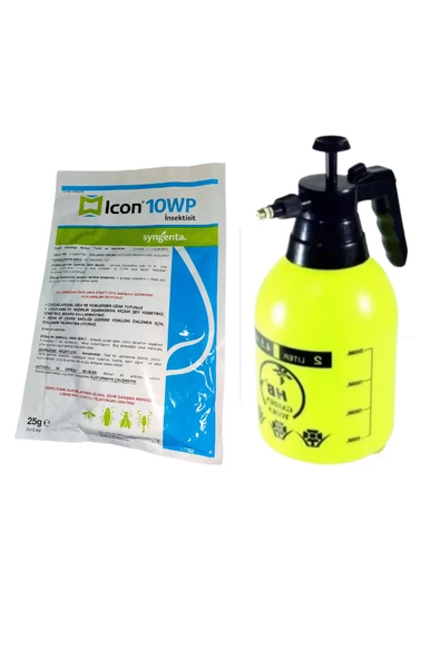 Icon İcon 10WP Granül Toz 25GR/Ergin Akrep Kırkayak Büyük Haşere İlacı/2Lt İlaç Pompası ürün görseli 1