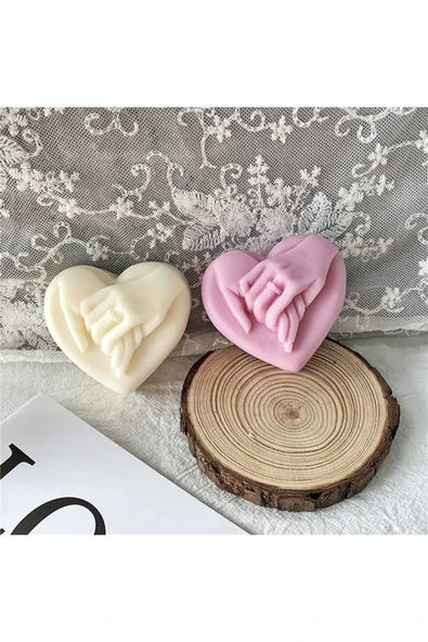 HogART Design 1 Adet Beyaz Sevgili Aşk Temalı Alçı ürün görseli 1