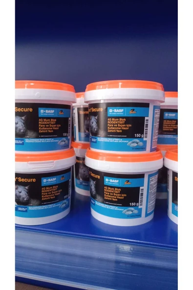 BASF Storm Secure 4 G Mum Blok 150 G (KEMİRGEN,FARE) MUM BLOK ürün görseli 1