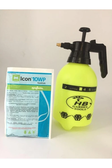GHAZAL TRADE Hamam Böcek Ilacı Kokusuz Icon 10 Wp Genel Haşere Öldürücü 25 G Hb Mekanik El Pompası 2 Lt ürün görseli 1
