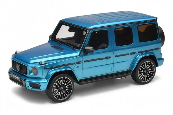 GT Spirit GT925 1/18 Mercedes Benz G63 AMG Hyper Blue Magno 2024 ürün görseli 1