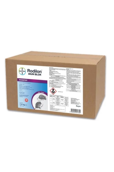 envu Bayer Rodilon Mum Blok 7,5 Kg ürün görseli 1