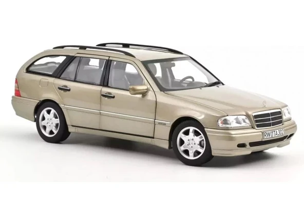 Norev 183388 1/18 Mercedes-Benz C T-Model (S202) 1997 Smoke Silver ürün görseli 1