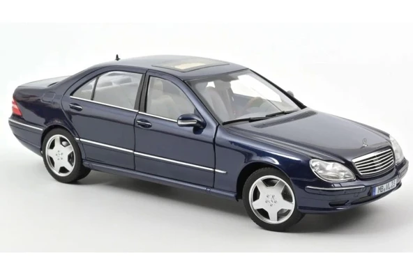 Norev 183817 1/18 Mercedes-Benz S55 AMG 2000 Blue Metallic ürün görseli 1