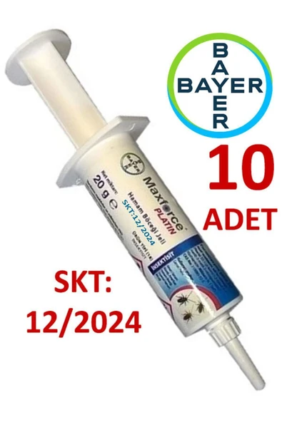 maxforce 10 Adet Maxforce Platin Hamam Böceği Jeli Kokusuz Böcek Ilacı Jel ürün görseli 1