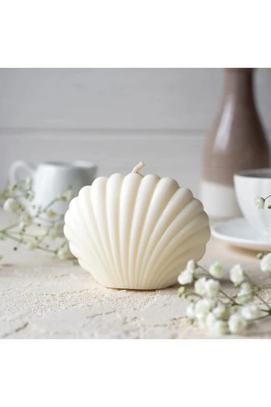 HogART Design Küçük Istiridye Mum Kalıbı ürün görseli 1