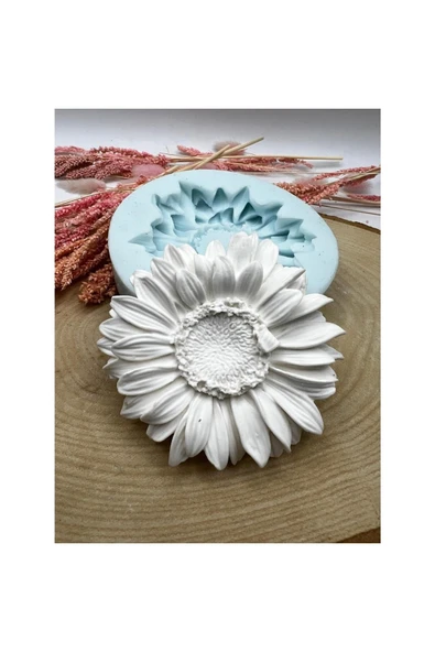 HogART Design Ay çiçeği Mum Sabun & Kokulutaş Silikon Kalip ürün görseli 1
