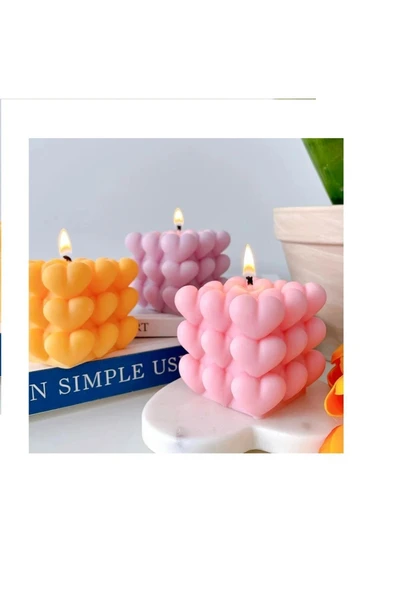 HogART Design Kalpli Bubble Mum Kalıbı - Resim 4