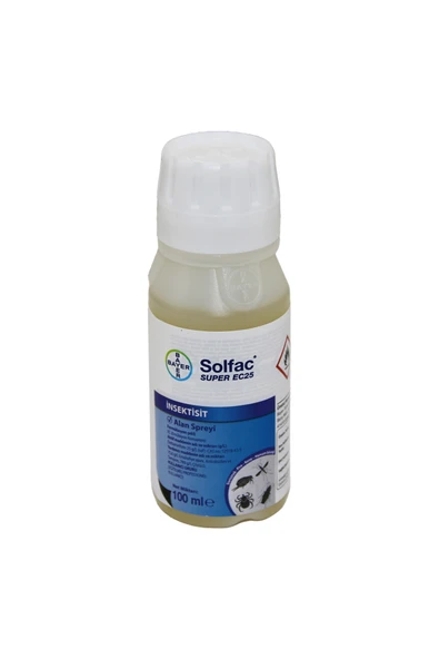 sahbülstore BAYER SUPER EC-25 SOLFAC İNTEKTİSİT S.SİNEK PİRE KENE H.BÖCEK İLAÇ SIVI 100M - SBS4323-3705 ürün görseli 1