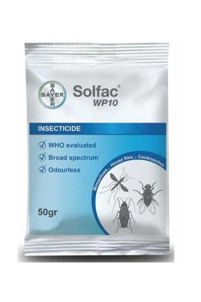 CEYLAN TRADE Bayer Solfac Wp 10 Tüm Haşereler Için Toz Böcek Ilacı ürün görseli 1