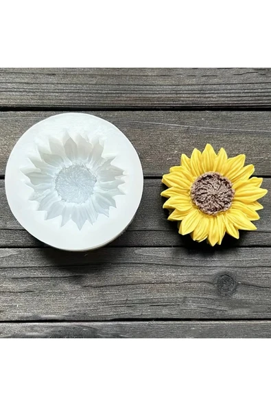 HogART Design Ay Çiçeği Mum Sabun & Epoksi Silikon Kalip ürün görseli 1