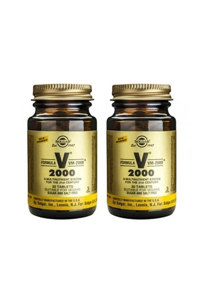 Solgar Vm 2000 Multivitamin 30 Tablet 2 Adet ürün görseli 1
