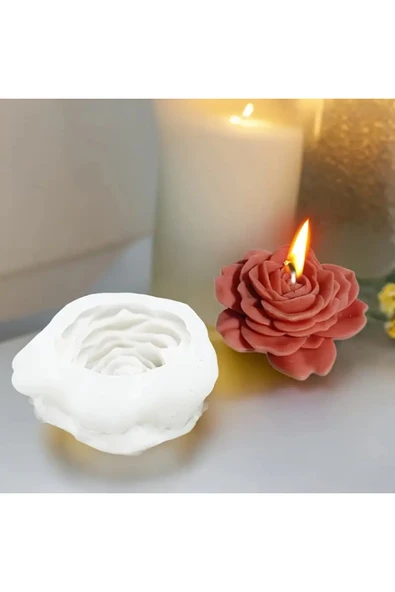 HogART Design Gül Şekilli Silikon Kalıp - Resim 4
