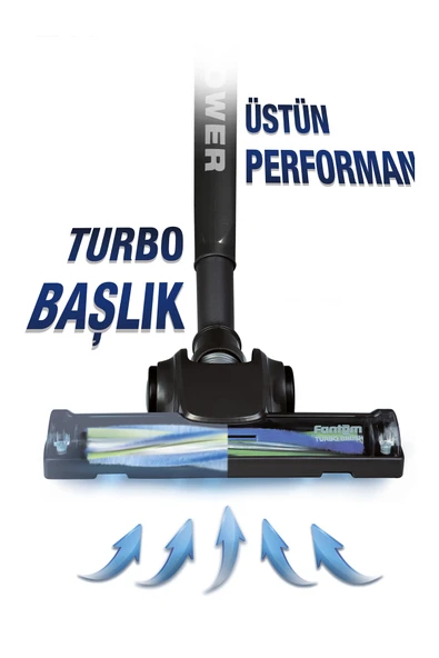 Fantom Pratik 1200 Pratik S Uyumlu Turbo Başlık Siyah ürün görseli 1