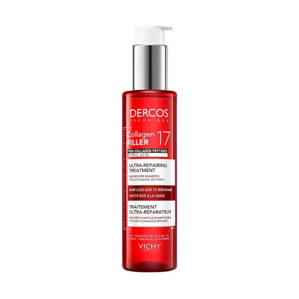 Vichy Dercos Collagen 17 Filler Şampuan Öncesi Bakım 150 ml ürün görseli 1