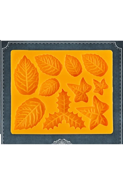HogART Design Yapraklar Silikon Kalıbı - Resim 3