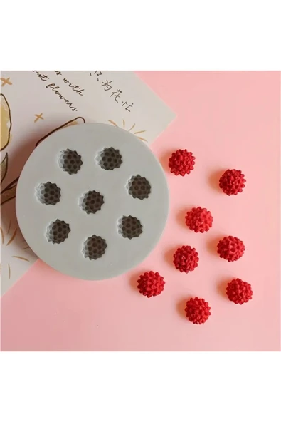 HogART Design Böğürtlen Mum Sabun & Kokulutaş Silikon kalıp ürün görseli 1