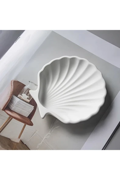 HogART Design Midye Tabak Silikon Kalıp ürün görseli 1