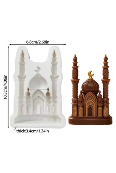 HogART Design Cami Mum Sabun Kokulutaş & Beton Silikon Kalıp ürün görseli 1