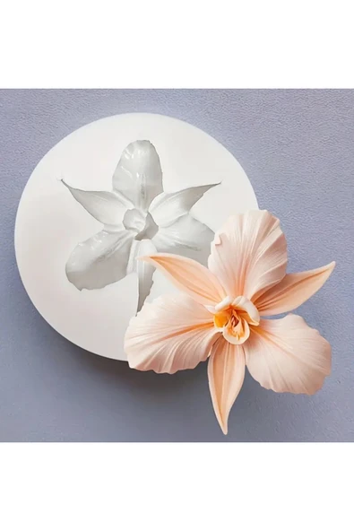 HogART Design Cattleya Çiçeği Mum Sabun & Kokulutaş Silikon Kalıp ürün görseli 1