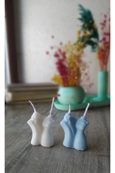 HogART Design Gelin Damat Silikon Mum Kalıbı ürün görseli 1