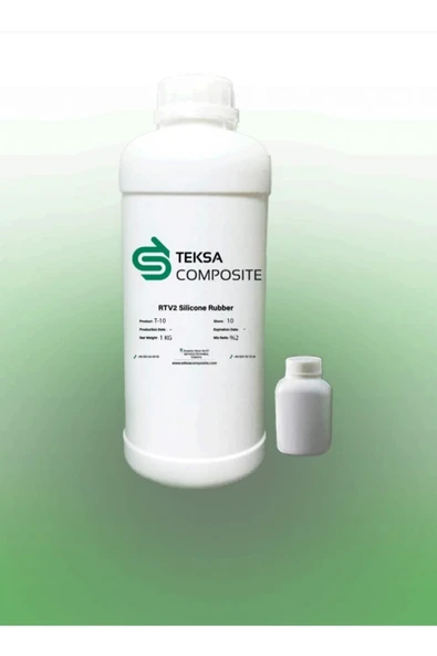 TEKSA Composite 10 Shore Beyaz Rtv-2 Kalıp Silikonu 1. Sınıf 1 kg ürün görseli 1