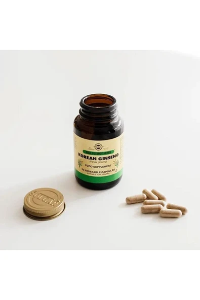 Solgar Korean Ginseng 50 Kapsül 3 Adet - Resim 2