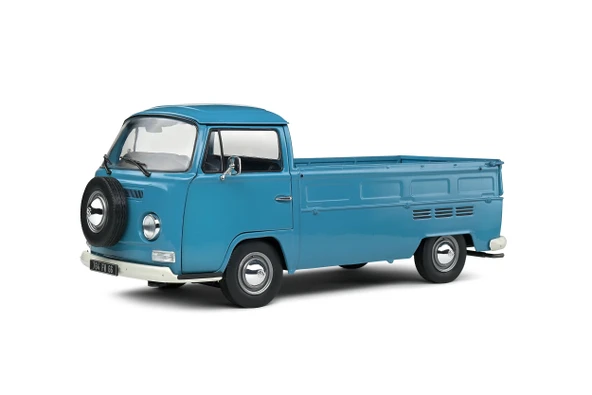 Solido S1809403 1/18 Volkswagen T2 Pick Up – Blue Petrol – 1968 ürün görseli 1