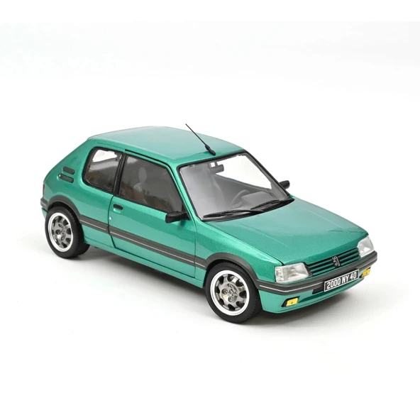 Norev 184847 1/18 Peugeot 205 GTi Griffe 1990 Green ürün görseli 1