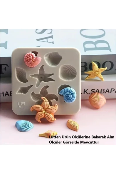HogART Design Deniz Dünyası Silikon Kalıbı ürün görseli 1
