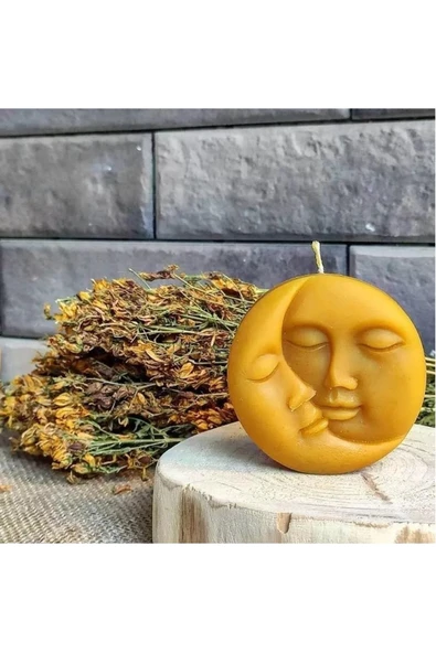 HogART Design Dekoratif Ay Ve Güneş Mum Silikon Kalıp ürün görseli 1