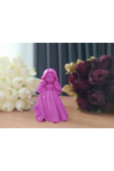 HogART Design Prenses Mum & Kokulutaş Silikon Kalıp ürün görseli 1