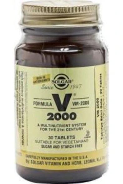 Solgar Vm 2000 30 Tablet - Resim 2