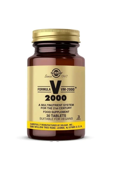 Solgar Vm 2000 Multi Vitamin 30 Tablet ürün görseli 1
