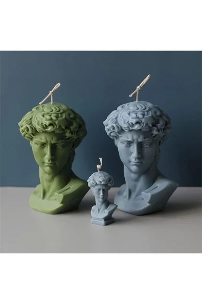 HogART Design David Silikon Mum Kalıbı - Resim 3