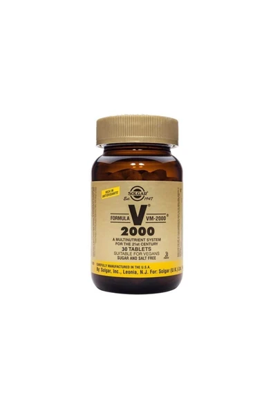 Solgar Vm 2000 Multi Vitamin 30 Tablet ürün görseli 1