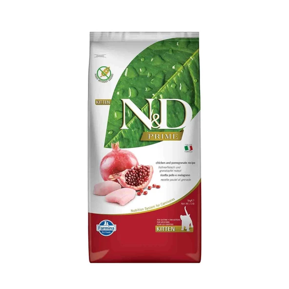 N&D Tahılsız Tavuklu Narlı Yavru Kedi Maması 5 kg ürün görseli 1
