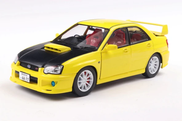 Solido S1812302 1/18 Subaru IMPREZA WRX STI – SOLIDO WORKS Yellow – 2003 ürün görseli 1