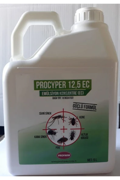 Profarm Procyper 12,5 Ec Bit Pire Kene Için Konsantre Ürün 5 Litre ürün görseli 1