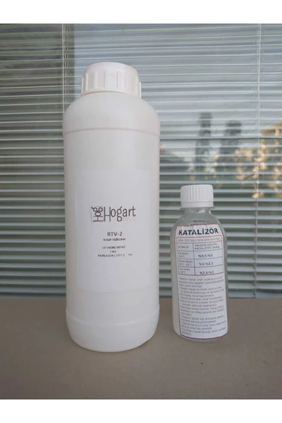 HogART Design 1 Kg Rtv - 2 Beyaz 10 Shore Kalıp Silikon ürün görseli 1