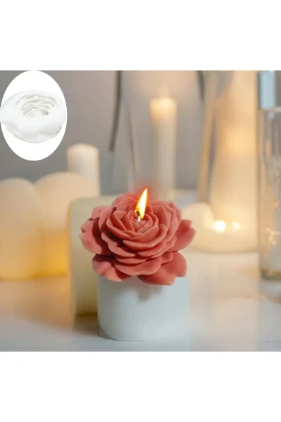 HogART Design Gül Şekilli Silikon Kalıp - Resim 5