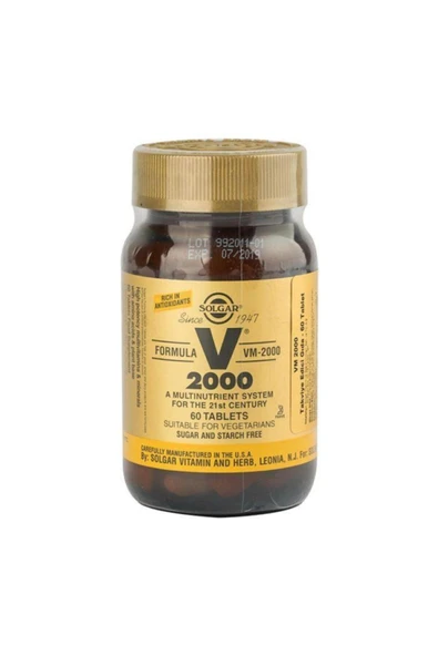 Solgar Formula Vm 2000 60 Tablet ürün görseli 1