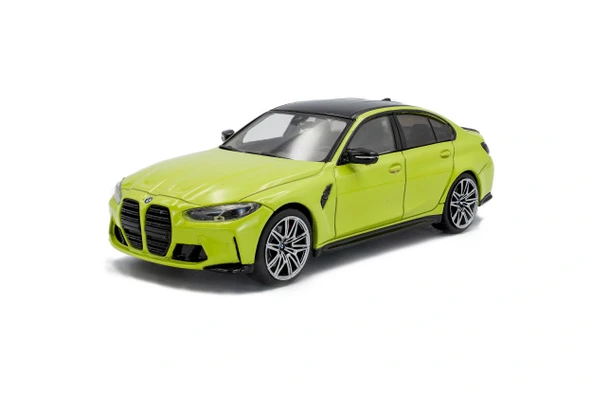 Solido S4315303 1/43 BMW M3 Competition Sedan – Sao Paulo Yellow – 2023 ürün görseli 1