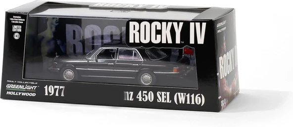 Greenlight 1:43 Rocky IV (1985) - 1977 MB 450 SEL (W116) ürün görseli 1