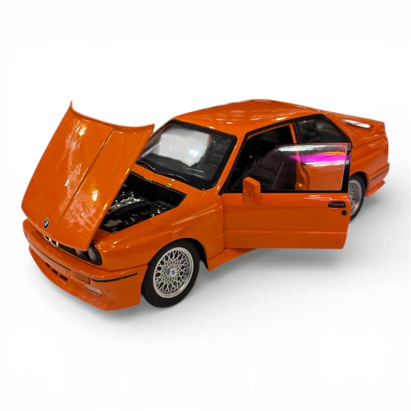 Hobbiez World 1/24 BMW E30 M3 - Orange - Resim 4