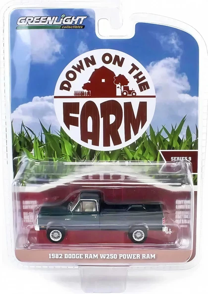 Greenlight 1/64 Down on the Farm Series 9- 1982 Dodge Ram W250 Power Ram 48090-B ürün görseli 1